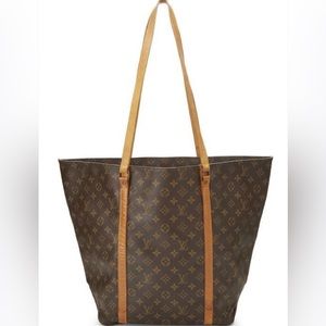 LOUIS VUITTON Monogram Sac Shopping Tote